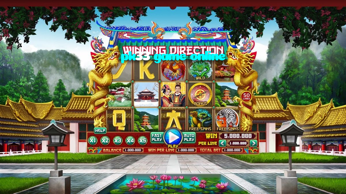 pk33 game online casino presented on mobile device in Pakistan with slots and live games
